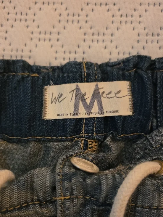 Free People Light Blue Drawstring Joggers - Picture 2 of 5